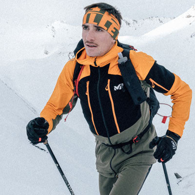 MILLET-RUTOR THERMAL HOODIE M SKY DIVER/BLACK - Ski touring ski fleece  jacket
