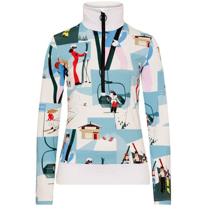 Wieka Print 1/2 Zip Layer