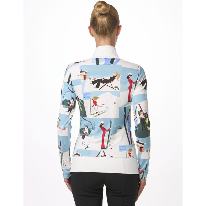 Wieka Print 1/2 Zip Layer