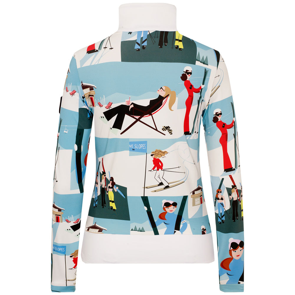 Wieka Print 1/2 Zip Layer