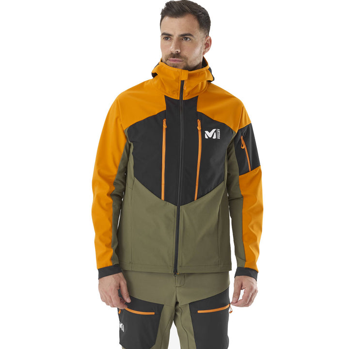 White Shield Ski Jacket for Men
