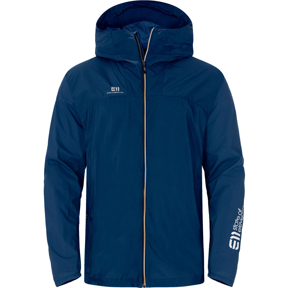 Elevenate la bise dark steel windbreaker jacket