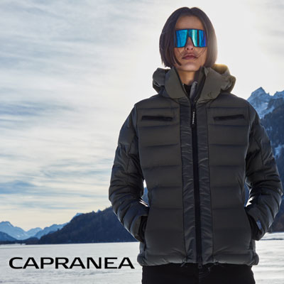 Find the coolest new ski styles by Capranea for women