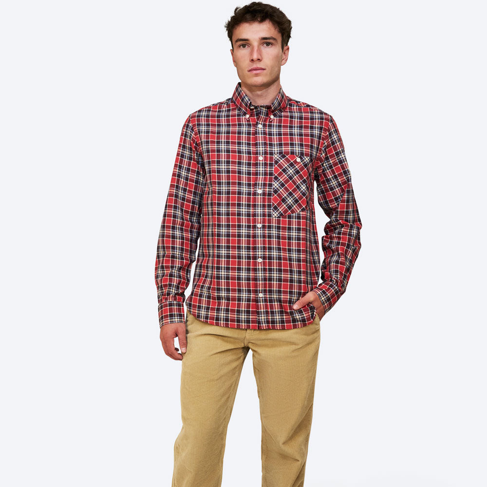 Button Down Light Flannel