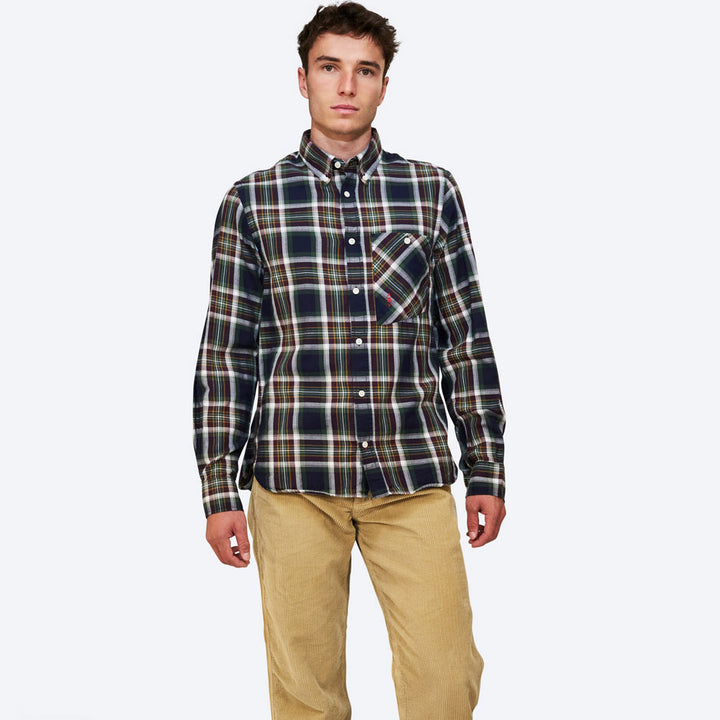 Button Down Light Flannel
