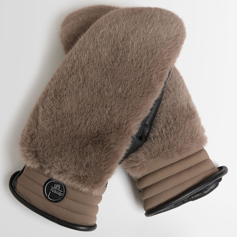 Mitten Fake Fur