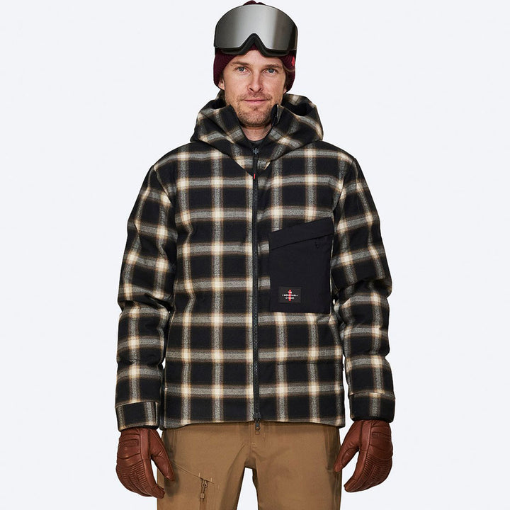 Reversible Down Check Jacket