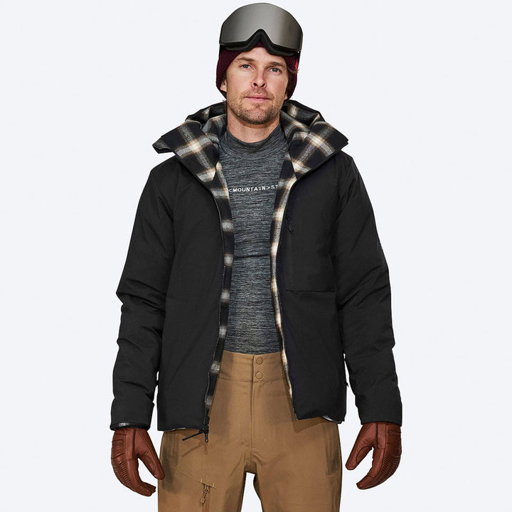Reversible Down Check Jacket