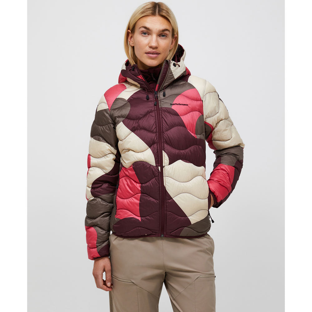 W AOP Helium Down Hood Jacket