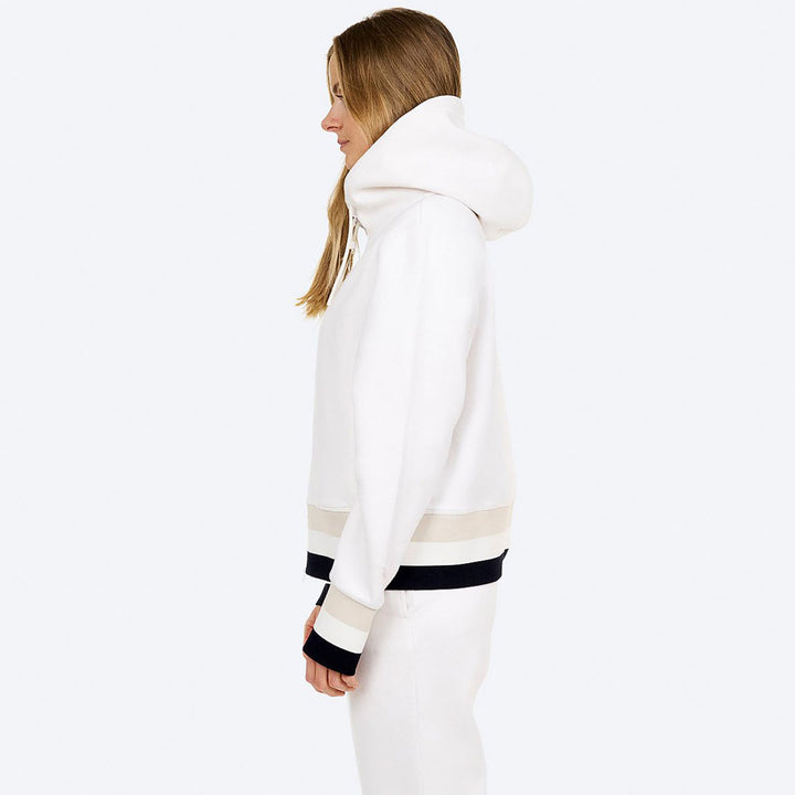W Cotton Tech Zip Hood