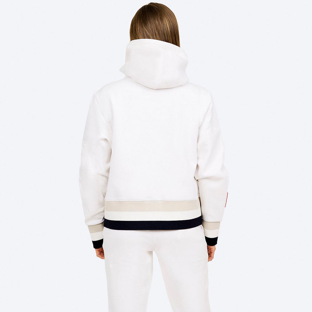 W Cotton Tech Zip Hood