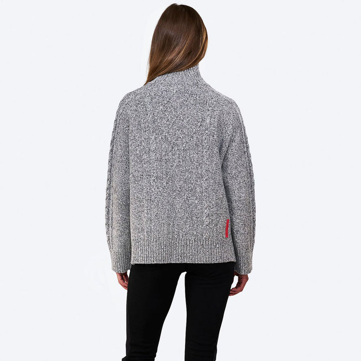 W Cashmere Mix Melange Rollerneck